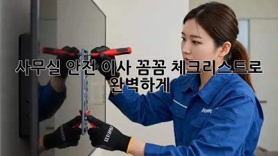 사무실 안전 이사: 꼼꼼 체크리스트로 완벽하게!